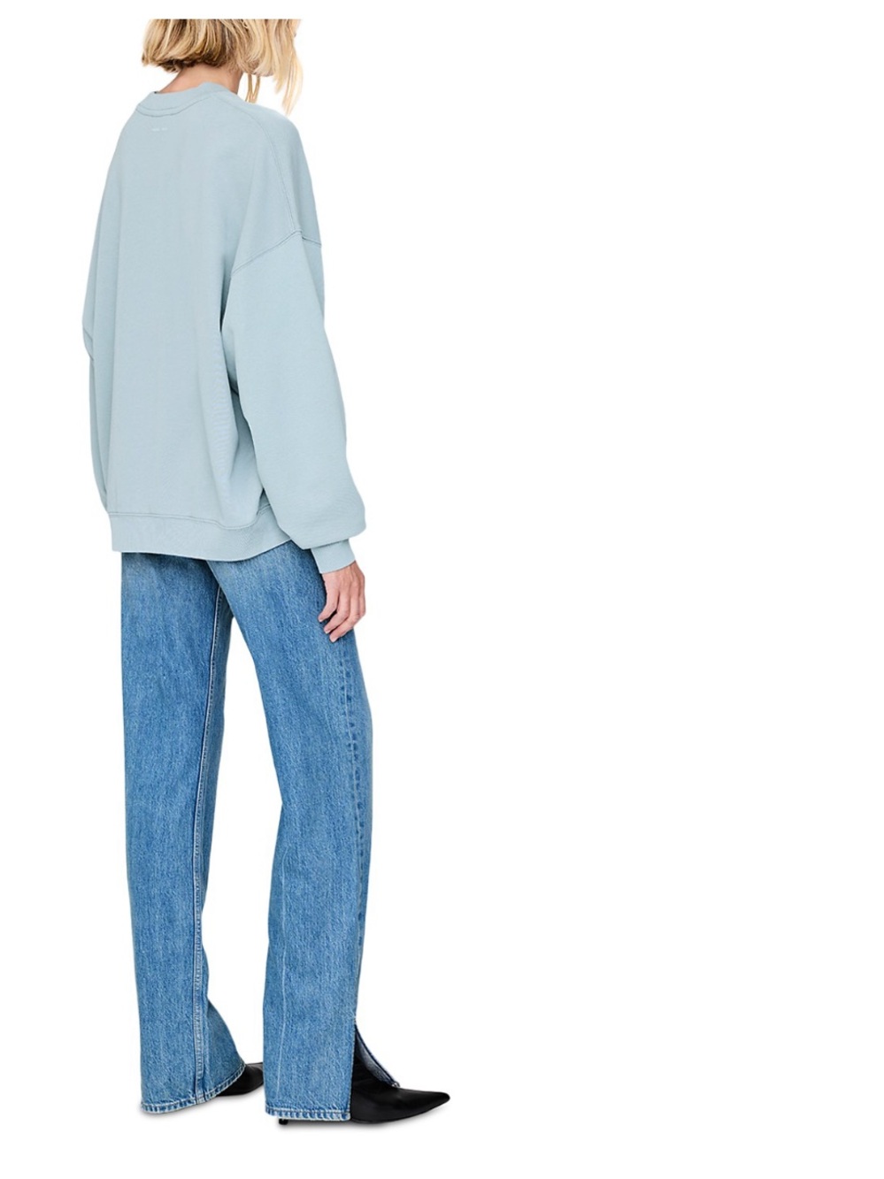 NWT Anine Bing Miles oversized cotton sweatshirt size Small - Picture 8 of 8